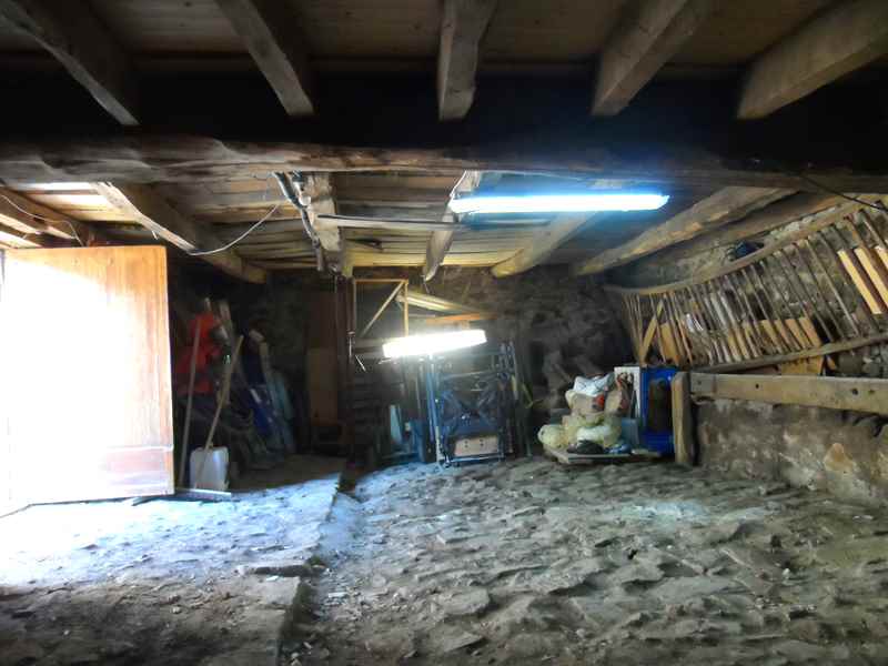Various stages of conversion from disused 19th century barn to useful basement space